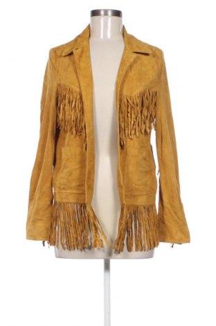 Női bőrdzseki Zara, Méret M, Szín Sárga, Ár 26 119 Ft