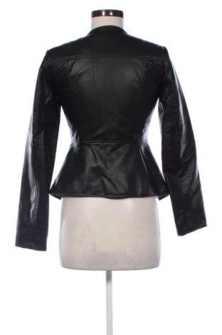 Дамско кожено яке Zara, Размер S, Цвят Черен, Цена 41,00 лв.