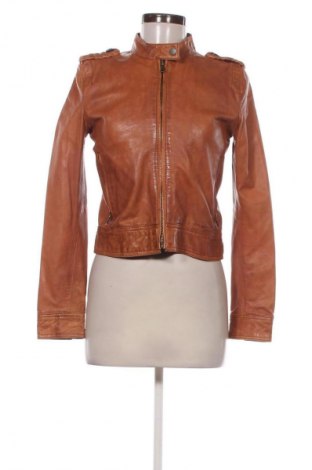 Dámska kožená bunda  Zara, Veľkosť M, Farba Hnedá, Cena  32,95 €