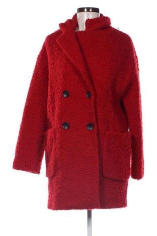 Дамско палто Bershka, Размер XS, Цвят Червен, Цена 88,01 лв.
