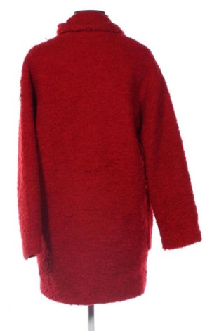 Дамско палто Bershka, Размер XS, Цвят Червен, Цена 88,01 лв.