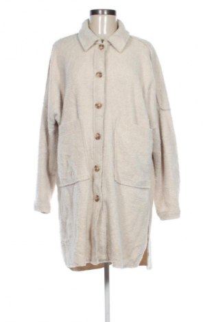 Palton de femei Fashion nova, Mărime L, Culoare Ecru, Preț 100,99 Lei