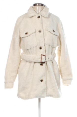 Дамско палто Pieces, Размер M, Цвят Бял, Цена 28,99 лв.