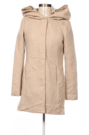 Дамско палто Vero Moda, Размер XS, Цвят Бежов, Цена 55,99 лв.