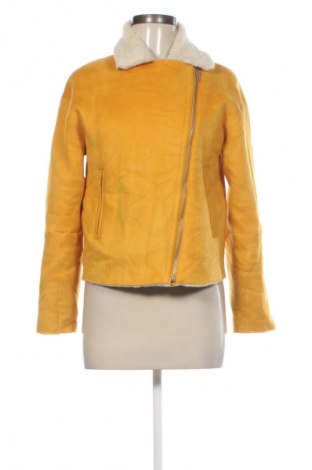 Дамско палто Zara, Размер M, Цвят Жълт, Цена 49,99 лв.