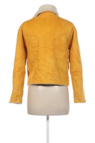 Дамско палто Zara, Размер M, Цвят Жълт, Цена 49,99 лв.