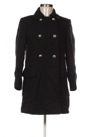 Дамско палто Zara, Размер S, Цвят Черен, Цена 51,99 лв.