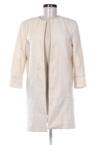 Damski płaszcz Zara, Rozmiar L, Kolor ecru, Cena 82,99 zł