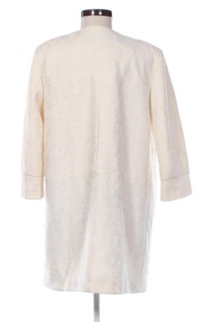 Damski płaszcz Zara, Rozmiar L, Kolor ecru, Cena 82,99 zł