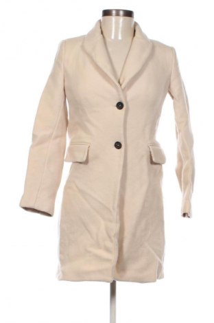 Дамско палто Zara, Размер XS, Цвят Бежов, Цена 79,99 лв.
