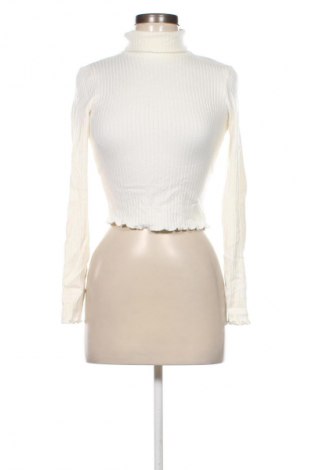 Damski golf Bershka, Rozmiar S, Kolor Biały, Cena 31,99 zł