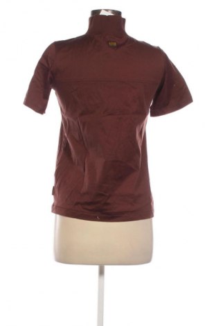 Дамско полo G-Star Raw, Размер XS, Цвят Кафяв, Цена 53,00 лв.