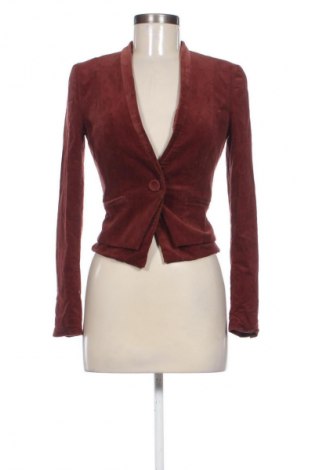 Дамско сако H&M, Размер XS, Цвят Кафяв, Цена 47,88 лв.