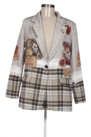 Γυναικείο σακάκι NEW COLLECTION, Μέγεθος L, Χρώμα Πολύχρωμο, Τιμή 34,78 €