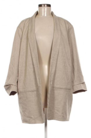 Damen Blazer ONLY Carmakoma, Größe 3XL, Farbe Beige, Preis € 62,99