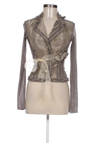 Damski żakiet Specchio, Rozmiar XXS, Kolor Szary, Cena 72,99 zł