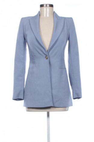 Γυναικείο σακάκι Zara, Μέγεθος XS, Χρώμα Μπλέ, Τιμή 24,49 €