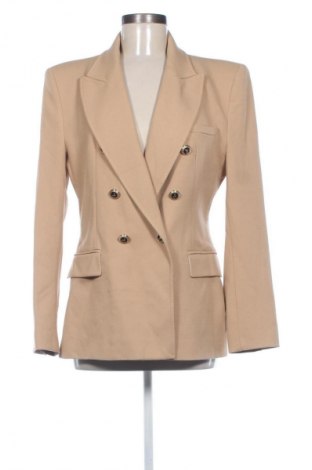 Дамско сако Zara, Размер L, Цвят Бежов, Цена 48,99 лв.
