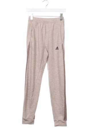 Pantaloni trening de femei Adidas, Mărime XS, Culoare Bej, Preț 108,00 Lei