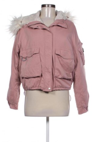Дамско яке Bershka, Размер S, Цвят Пепел от рози, Цена 58,99 лв.