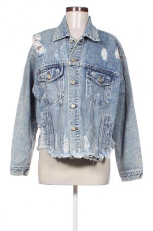 Γυναικείο μπουφάν Denim&Co., Μέγεθος L, Χρώμα Μπλέ, Τιμή 19,95 €