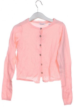 Kinder Strickjacke Okaidi, Größe 6-7y/ 122-128 cm, Farbe Rosa, Preis 8,75 €