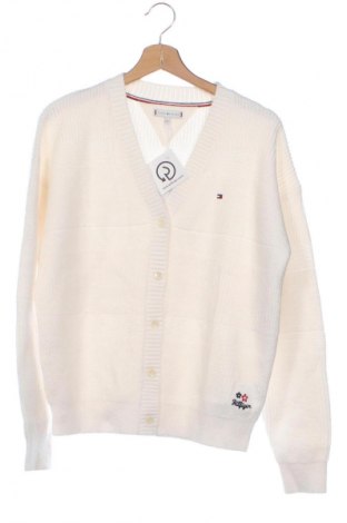 Gyerek kardigán Tommy Hilfiger, Méret 15-18y / 170-176 cm, Szín Fehér, Ár 30 219 Ft