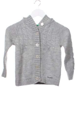 Gyerek kardigán United Colors Of Benetton, Méret 6-9m / 68-74 cm, Szín Szürke, Ár 13 110 Ft