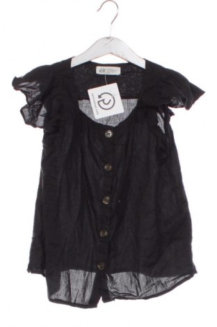 Gyerek ing H&M, Méret 7-8y / 128-134 cm, Szín Fekete, Ár 2 346 Ft