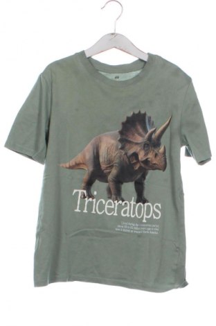 Dziecięcy T-shirt H&M, Rozmiar 8-9y/ 134-140 cm, Kolor Zielony, Cena 28,99 zł