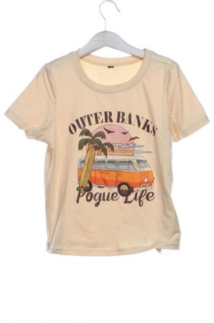 Kinder T-Shirt Unbranded, Größe 5-6y/ 116-122 cm, Farbe Beige, Preis 5,83 €