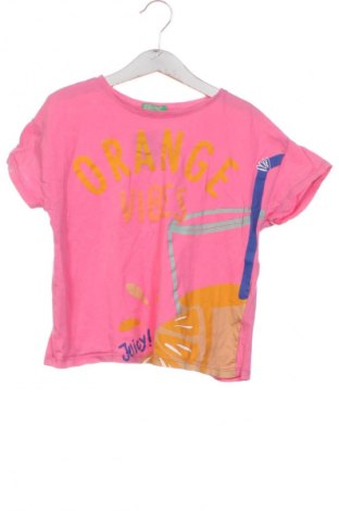 Gyerek póló United Colors Of Benetton, Méret 10-11y / 146-152 cm, Szín Rózsaszín, Ár 3 000 Ft