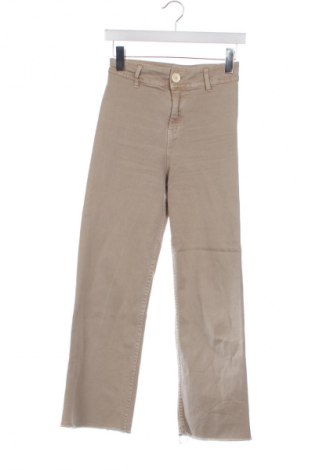 Dziecięce jeansy Zara, Rozmiar 12-13y/ 158-164 cm, Kolor Beżowy, Cena 41,38 zł