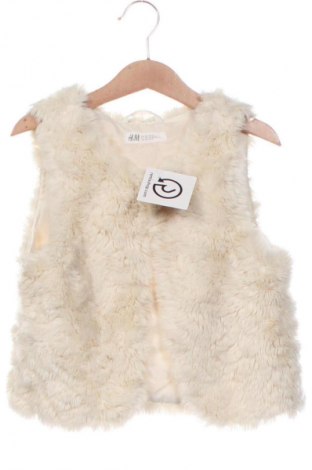 Vestă pentru copii H&M, Mărime 7-8y/ 128-134 cm, Culoare Alb, Preț 55,00 Lei