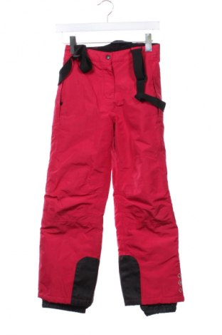 Детски панталон за зимни спортове Crivit, Размер 8-9y/ 134-140 см, Цвят Червен, Цена 58,00 лв.