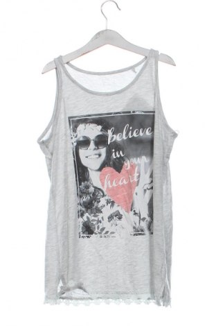 Μπλουζάκι αμάνικο παιδικό Here+There, Μέγεθος 12-13y/ 158-164 εκ., Χρώμα Γκρί, Τιμή 4,99 €