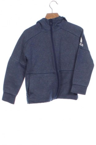 Gyerek sweatshirt Adidas, Méret 4-5y / 110-116 cm, Szín Kék, Ár 9 132 Ft