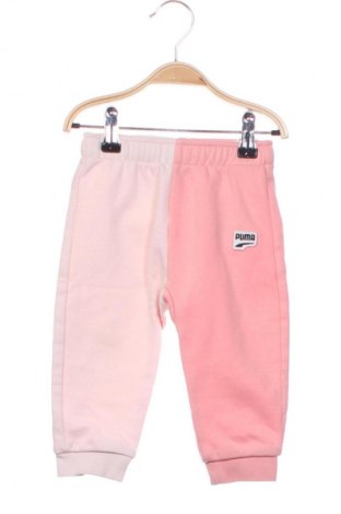 Детско спортно долнище PUMA, Размер 9-12m/ 74-80 см, Цвят Розов, Цена 34,00 лв.