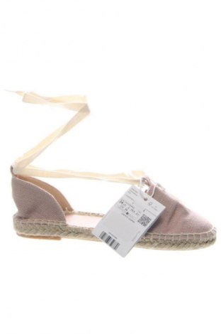 Espadrilles Mango, Größe 34, Farbe Aschrosa, Preis 35,00 €