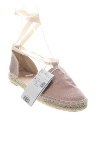 Espadrilles Mango, Größe 34, Farbe Aschrosa, Preis 35,00 €