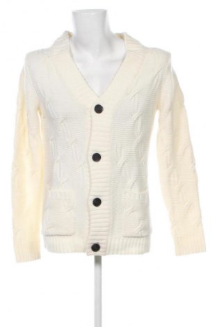Jachetă tricotată de bărbați H&M, Mărime L, Culoare Ecru, Preț 102,89 Lei