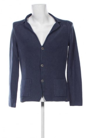 Jachetă tricotată de bărbați Olymp, Mărime M, Culoare Albastru, Preț 163,70 Lei