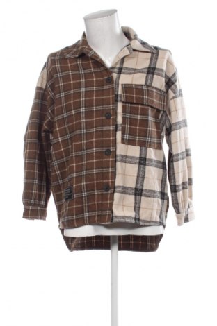 Męska koszula Bershka, Rozmiar M, Kolor Beżowy, Cena 42,99 zł