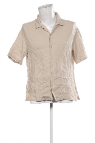 Pánská košile  Bershka, Velikost M, Barva Béžová, Cena  371,00 Kč