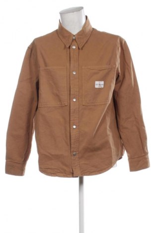 Férfi ing Calvin Klein Jeans, Méret L, Szín Barna, Ár 42 729 Ft