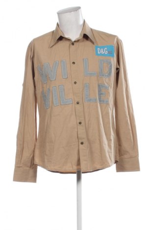 Herrenhemd D&G Dolce&Gabbana, Größe L, Farbe Beige, Preis € 49,50