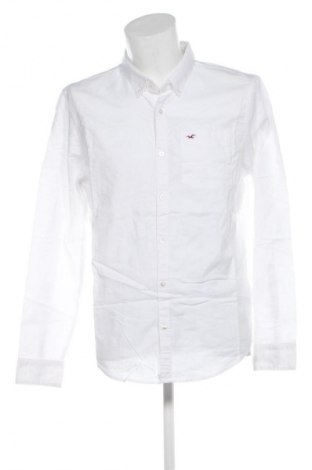 Мъжка риза Hollister, Размер L, Цвят Бял, Цена 36,00 лв.