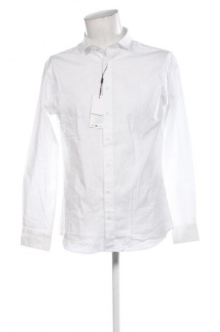 Мъжка риза Jack & Jones, Размер L, Цвят Бял, Цена 82,99 лв.