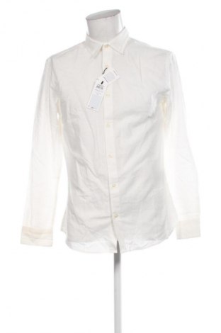 Cămașă de bărbați Jack & Jones, Mărime L, Culoare Ecru, Preț 259,99 Lei