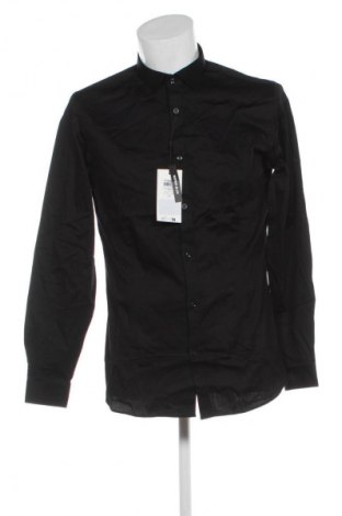 Мъжка риза Jack & Jones, Размер L, Цвят Черен, Цена 82,99 лв.